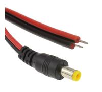 kenable DC Pigtail Alimentation Fiche 5,5 x 2,1 mm Vers Bare Bouchons Pour vidéosurveillance CCTV câble 0,3 m [0.3 mètre/Plug 5,5x2,1]