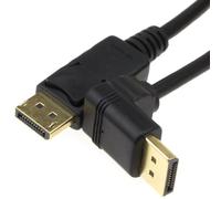 kenable Droit Angle DisplayPort v1.2 Fiche Vers Droit Fiche Moniteur câble 4K 2 m [2 mètre/2m]