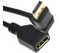kenable Droit Angle DisplayPort v1.2 Fiche Vers Femelle Moniteur d'extension Rallonge câble 4K 1 m [1 mètre/1m]