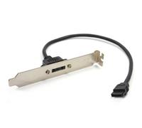 kenable eSATA PC Backplate Adaptateur SATA vers eSATA Femelle 1 Ports