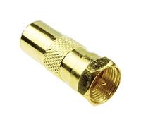 kenable F Type Mâle Fiche Vers RF Mâle TV Numérique Terrestre Antenne câble adaptateur Onvertisseur Plaqués Or