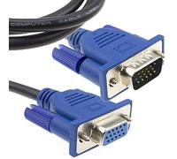 kenable Faible Fumer Lszh 15 Broches VGA Monitor/PC/Laptop/TV d'extension Rallonge Cordon câble 1 m [1 mètre/1m]