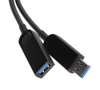 kenable High Speed Long USB 3.0 Extension Cable Active Optical Fibre Optic Lead 5Gbps Data Only Type A Male to Female for PC Laptop Printer Camera 15m