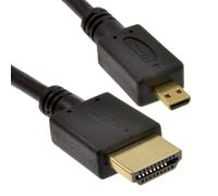 kenable Micro D HDMI v1,4 Haute Vitesse câble Vers HDMI Pour Tablets & Caméras 0,5 m [0.5 mètre/0,5m]