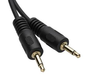 kenable Mono 3,5 mm Jack Fiche Vers Mono 3,5 mm Jack Fiche câble Cordon 5 m Plaqués Or [5 mètre/5m]