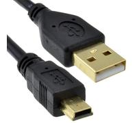 kenable Plaqués Or 24AWG USB 2,0 Hi-Speed A Vers mini-B 5 Broches câble Alimentation & Données Cordon 0.15 [0,15m]