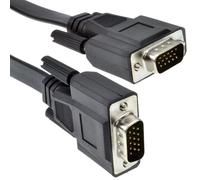 kenable Plat 15 Broches VGA câble Pour PC Ordinateurs Portable Vers Moniteur ou TV Mâle Vers Mâle 2 m [2 mètre/2m]