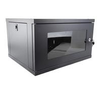 kenable Plat Lot Données Schrank pour Rack Monté Interconnexion De Réseaux Petit 6U Mur 450 mm