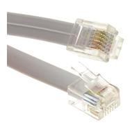 kenable Plat RJ12 6p6c Vers RJ12 6p6c câble Fiche Vers Fiche RJ11 Avec 6 Fils 2 m [2 mètre/2m]