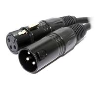 kenable Pulse DMX Blindé Scéne XLR Cordon 3 Broches Mâle Vers Femelle câble & Tie 5 m [5 mètre]
