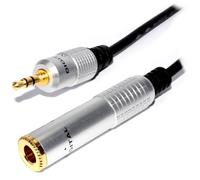 kenable Pur HQ cuivre desoxygéné 3,5 mm Jack Vers 6,35 mm Jack Femelle adaptateur câble 0,3 m 30 cm [0.3 mètre]