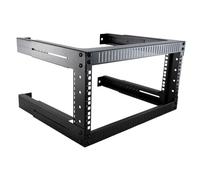 kenable Rack Mural 19 Pouces 4U Châssis Ouvert Profondeur Réglable 300-500 mm pour Réseau Serveur