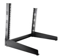 kenable Support de montage en rack de 48,3 cm, cadre ouvert, support d'équipement de bureau 9U 450 mm de profondeur avec bande pré-perforée et pieds antidérapants