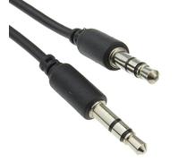 kenable Svelte PRO 3,5 mm Jack Vers Jack Stéréo l'audio câble Cordon Nickelé 0,5 m [0.5 mètre]