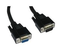 kenable SVGA Moniteur d'extension Rallonge câble HD15 15 Broches Cordon Mâle Vers Femelle 5 m Noir [5 mètre/5m]