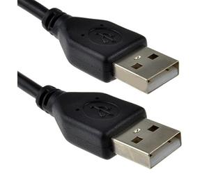 kenable USB 2,0 24AWG A Vers A Mâle Vers Mâle High-Speed Noir câble 1,5 m 5ft [1.5 mètre/1,5m]