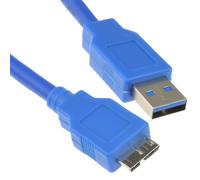 kenable USB 3,0 SuperSpeed A Mâle Vers 10 Broches Micro B Mâle câble Bleu 2 m [2 mètre/2m]