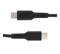 kenable USB-C 2.0 to USB-C Plug Phone Fast Charger Data Cable 65W Lead 0.3m Black TPE