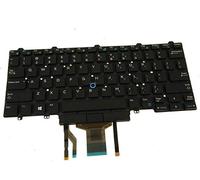 KENAN New US Black Backlit English Laptop Keyboard (Without Frame with Stick Pointer) Replacement for Dell Latitude 7490 5490 5491 5495 DP/N: 6NK3R, 06NK3R Light Backlight