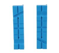 KENANLAN 2pcs Mâchoires Vides, Rainure Multi Angle Magnétique Anti-glisser PU Doux, Protège les Mâchoires Vides contre les Grattements, les Travaux D'acier, D'aluminium, de Cuivre et de