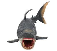 KENANLAN Figurines Réalistes 9 Animaux Océaniques Bath Toys Gâteau Toppers Sharks Modèle Simulation Marine Ocean Sea Life Toy Animal Rare Model (Nouveau modèle de mégalodon Creux)