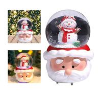 KENANLAN Globe de l'eau Lumière de Noël Snow Snow Globe Light Decor, Colorful Lighting Home Decoration Night Light, Ajoutez Une Touche D'enchantement à Votre Décor de (Bonhomme de Neige)
