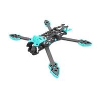KENANLAN Kit de cadre Quadcoptère, cadre de drone FPV Racing professionnel 225 mm empattement fibre de carbone quadcopter cadre pour accessoires RC Drone (bleu)