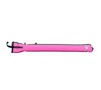 KENANLAN Marqueur Gonflable Durable Bouée de Plongée Tube de Signal Bandes Réfléchissantes, pour L'urgence, Pratique de Stockage Marqueur Gonflable Bouée de Plongée (Rose)