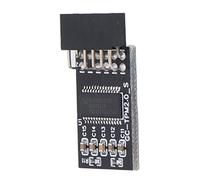KENANLAN Module de Cryptage de Module TPM 2.0, Carte de sécurité de Carte à Distance SPI 12 Broches pour, pour avec Interface LPC, Noir, Largeur 14 Mm, Longueur 27 Mm, TPM 2.0, pour