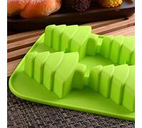 KENANLAN Moule de Cuisson en Silicone D'arbre de Noël, Moule de Savon à Chofs au Chocolat à Gâteau Non cadré pour les Glaçons, les Biscuits, les Meilleurs Cadeaux