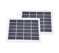 KENANLAN Panneau Solaire Portable, Matériau Durable, Haute efficacité 2W 6V pour Les Lumières d'urgence, Mini Solaire avec Conception Mince