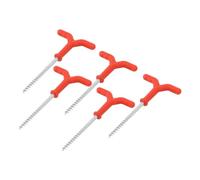 KENANLAN Tarif de Cheville à Correction Rapide, visibilité Améliorée, Construction Robuste pour Ajustement Polyvalent, Installation Facile, 5 Pcs de Pêche à la Pêche à la Tente de Tente