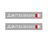 KENANS Autocollant Voiture pour Mitsubishi L200, Autocollant Décoratif pour Voiture Emblème Adhésif Badge Adhésif,2pcs-White