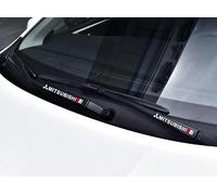 KENANS Autocollant Voiture pour Mitsubishi Triton, Autocollant Décoratif pour Voiture Emblème Adhésif Badge Adhésif,3pcs-White