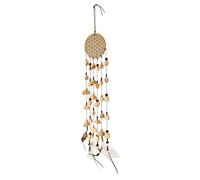 Sonic Energy Flower of Life Kenari Chimes - 50 cm 6 cordes - Attrape-rêves pour Feng Shui Décoration Cadeau (SKFOLS)