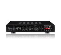KENBT Amplificateur numérique 2000W stéréo LED USB AV Power Surround amplificateur Haute résolution Lecteur Caisson de Basses,Fonctionnement Sensible