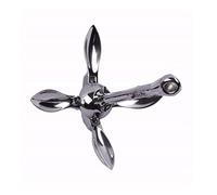 KENBT Ancre à grappin en Acier Inoxydable 316 0,7 kg Ancre de Bateau Accessoires for Bateaux Quincaillerie Marine,Antirouille