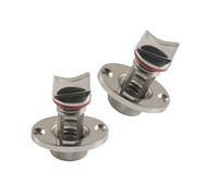 KENBT Bouchon de vidange de Bateau, raccord de connecteur d'aération de Bouchon de Bateau for pièces de Bateaux, Bouchon de vidange de cale en Acier Inoxydable 316 hautement Poli,Antirouille(2pcs)