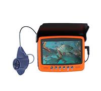 KENBT Caméra sous-Marine de pêche sur Glace HD 1000 Line 4,3 Pouces IPS Screen Fish Finder avec 8 lumières infrarouges pouvant s'allumer/s'éteindre,Caméra visuellea(15M)
