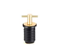 KENBT Caoutchouc Drain Snap Tight Flip Style Hull Vivier Bilge Tableau arrière Paroi Accessoires de Bateau Marin,Antirouille(Copper-25mm)