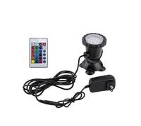 KENBT Éclairage sous-marin LED RVB étanche 36 LED for piscine, fontaine, étang,Installation Pratique(1 Light)
