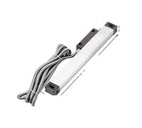 KENBT Encodeur d'échelle linéaire 50 MM-1000 MM 2 Axes 3 Axes Lecture numérique for fraisage Forage meulage Tour Machine métal Travail,Réglages précis(200MM Linear Scale)