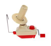 KENBT Enrouleur de Fil portatif, Enrouleur de Laine en Boule de Fibres Rapides, Support Pratique, Machine à Enrouler Les Cordes, Accessoires de Couture,Gagnez du Temps et des Efforts(A Red)