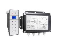 KENBT Générateur de Vapeur de Douche Noir AC 3KW, Vapeur de Sauna Humide avec régla du Temps et de la température, étanche IPX4,Caractéristiques de sécurité(VS-9007W-3KW-BP)