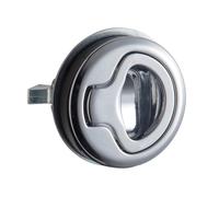 KENBT Loquet à Tirette affleurant générique for Porte d'armoire, loquet Marin, loquet à Tirette affleurant for Bateau, loquet de Pont de Bateau Rond for Bateau Marin RV,Antirouille