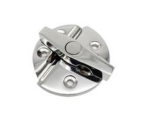 KENBT Loquet Rond à Bouton Rotatif for Porte de Bateau, Armoire, Trappe, Accessoires de quincaillerie Marine,Antirouille