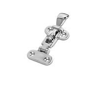 KENBT Loquets Anti-cliquetis en Acier Inoxydable 316 for Trappe de Porte de Bateau, loquets de Serra verrouillables de qualité Marine (1 pièce),Antirouille(H)