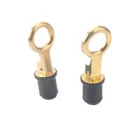 KENBT Lot de 2 Bouchons de vidan en Caoutchouc et Acier Inoxydable for Coque de Bateau, 1 Pouce, for Un Trou,Antirouille