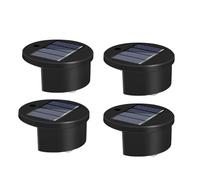 KENBT Lot de 4 Lampes solaires for piscines creusées, décorations Hors Sol étanches,Installation Pratique(Blanc)
