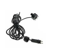 KENBT Lot de 4 lampes sous-marines RVB à 6 LED AC12 V for aquarium, paysage, cascade, décoration de jardin,Installation Pratique